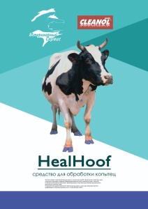 Средство "HEAL Hoof" для антисептической обработки копыт "Клинол" 10л