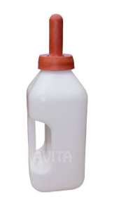 Бутылка для выпойки телят с ручкой 2л "YUYAO YUHAI" арт.1262 1/12