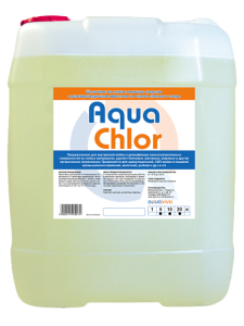 Средство "AquaChlor" щелочное моющее средство с хлором для CIP мойки "Даерг Рус" 23кг 1/26