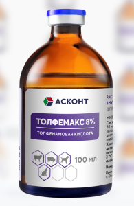Толфемакс 8% 100мл "Асконт+" 1/50