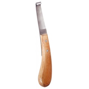 Нож копытный левосторонний широкое лезвие "UKAL" арт.106612002 