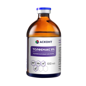 Толфемакс 8% 100мл "Асконт+" 1/50
